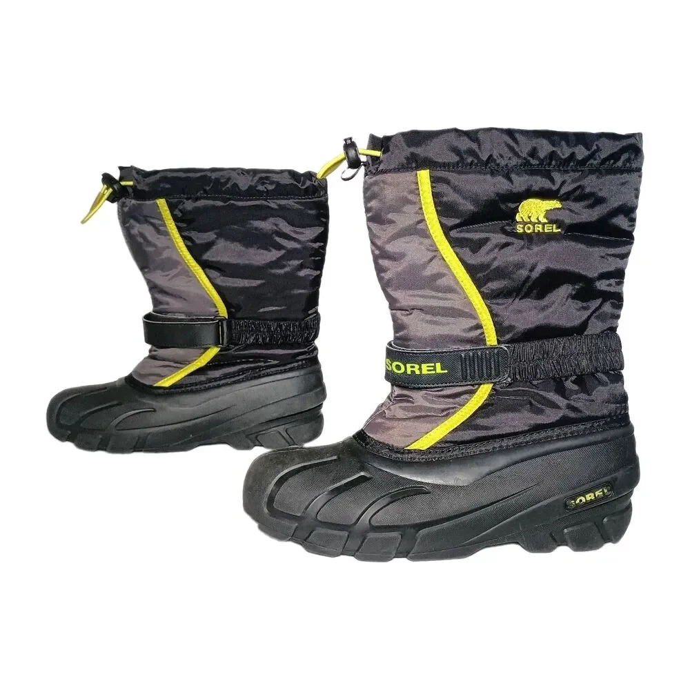 Sorel Women’s Flurry Size 6 Waterproof Winter Snow Boots Insulated Lined Black